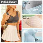 Women Sexy Bra Full Cup Brassiere Female U Back Underwear Lace